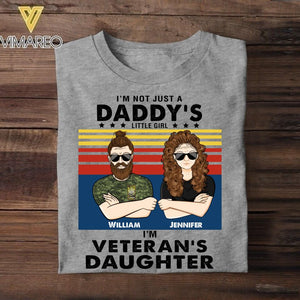 Personalized Canadian Veterans's Daughter Tshirt Printed 22JUY-HC19