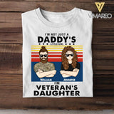 Personalized British Veterans's Daughter Tshirt Printed 22JUY-HC19