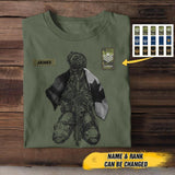 Personalized Canadian Veteran/ Solider Tshirt Printed QTHC1807