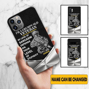 Personalized Netherland Veterans/Soldier Phone Case Printed 22JUY-HY19