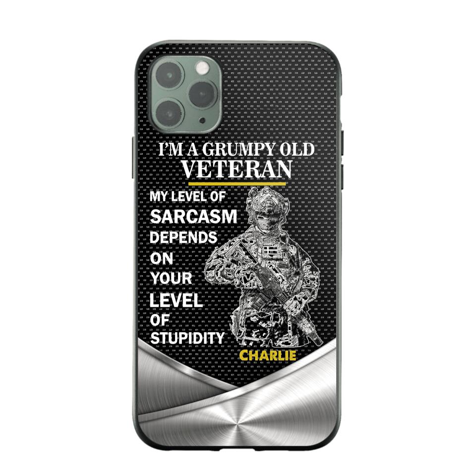 Personalized Netherland Veterans/Soldier Phone Case Printed 22JUY-HY19