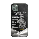 Personalized Netherland Veterans/Soldier Phone Case Printed 22JUY-HY19