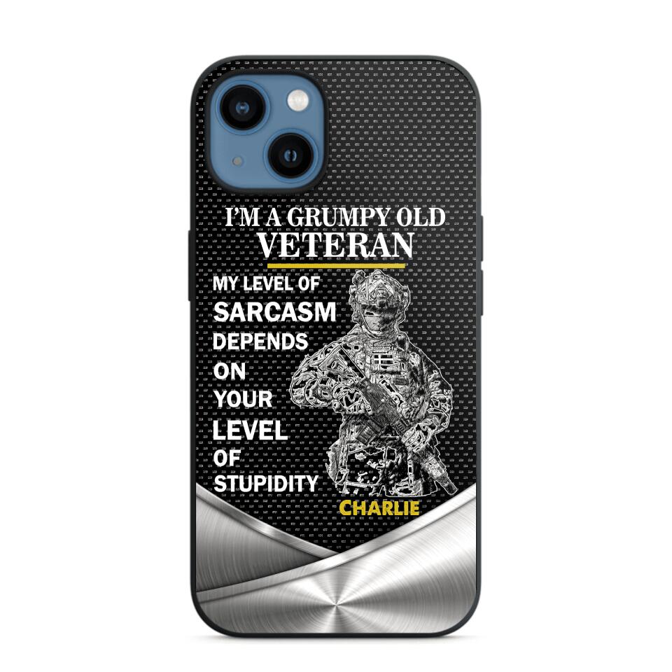 Personalized Netherland Veterans/Soldier Phone Case Printed 22JUY-HY19