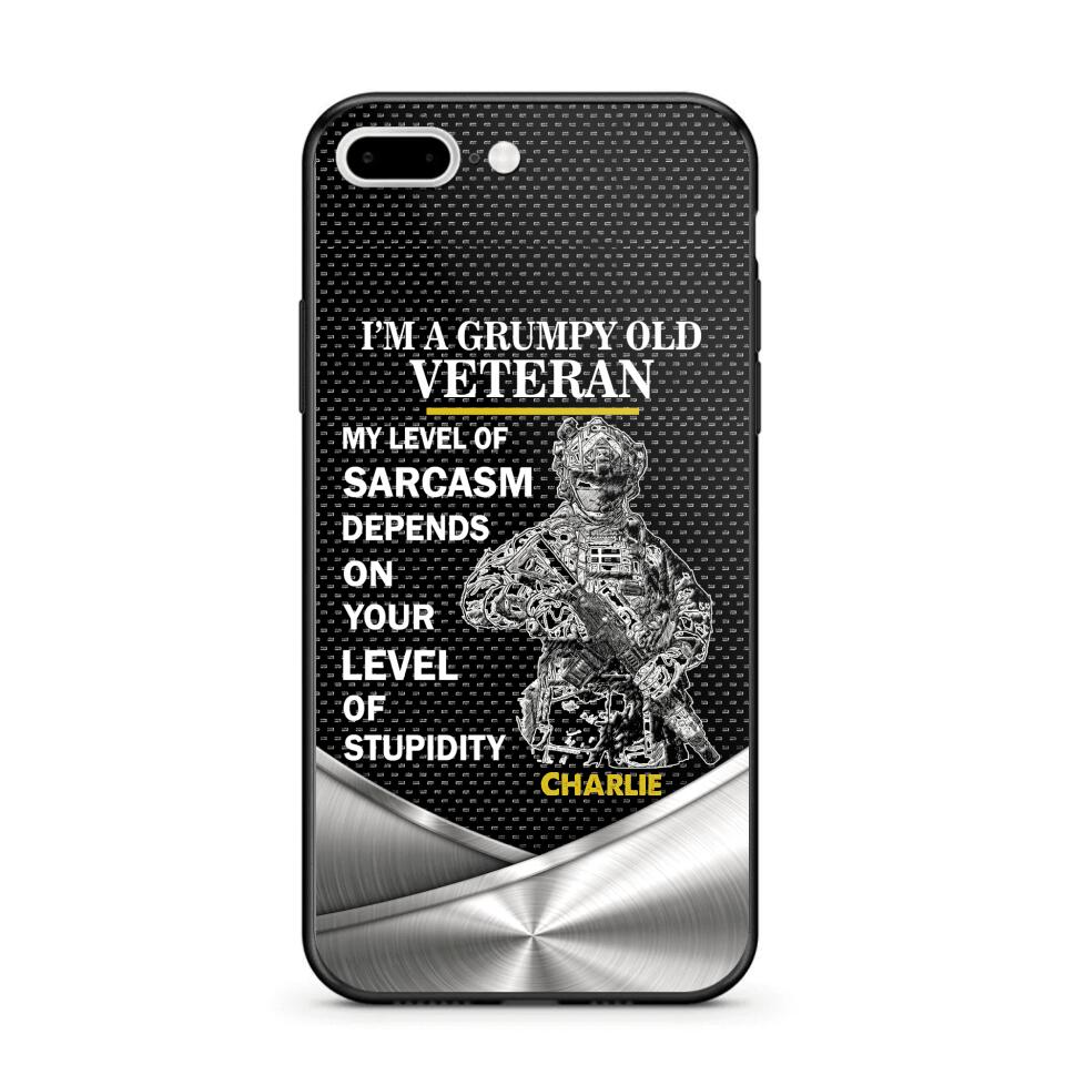 Personalized Netherland Veterans/Soldier Phone Case Printed 22JUY-HY19