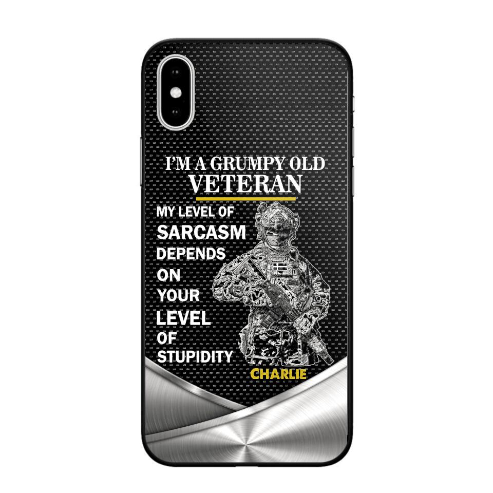 Personalized Netherland Veterans/Soldier Phone Case Printed 22JUY-HY19