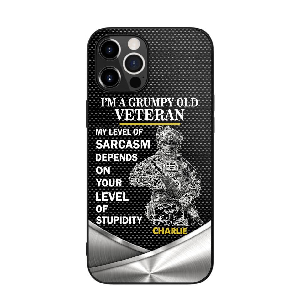 Personalized Netherland Veterans/Soldier Phone Case Printed 22JUY-HY19