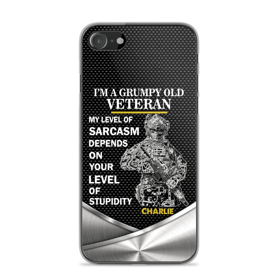 Personalized Netherland Veterans/Soldier Phone Case Printed 22JUY-HY19