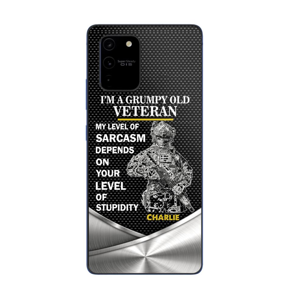 Personalized Netherland Veterans/Soldier Phone Case Printed 22JUY-HY19