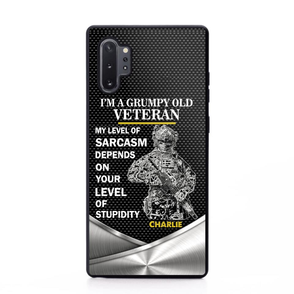Personalized Netherland Veterans/Soldier Phone Case Printed 22JUY-HY19