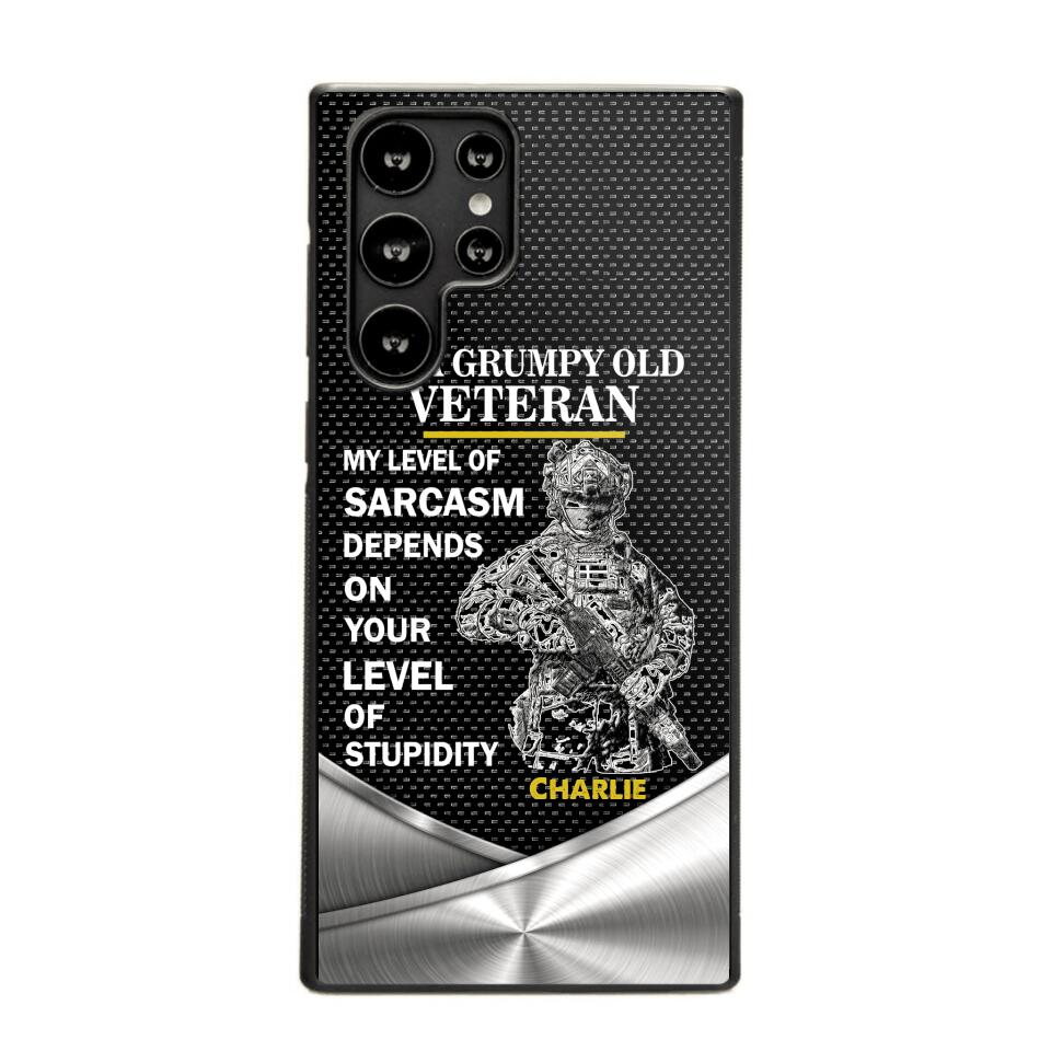 Personalized Netherland Veterans/Soldier Phone Case Printed 22JUY-HY19