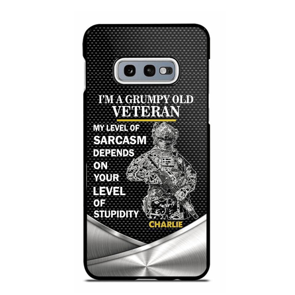 Personalized Netherland Veterans/Soldier Phone Case Printed 22JUY-HY19