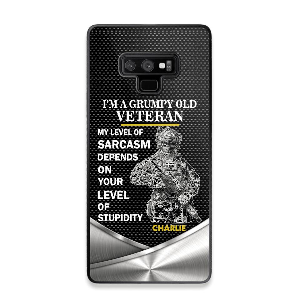 Personalized Netherland Veterans/Soldier Phone Case Printed 22JUY-HY19