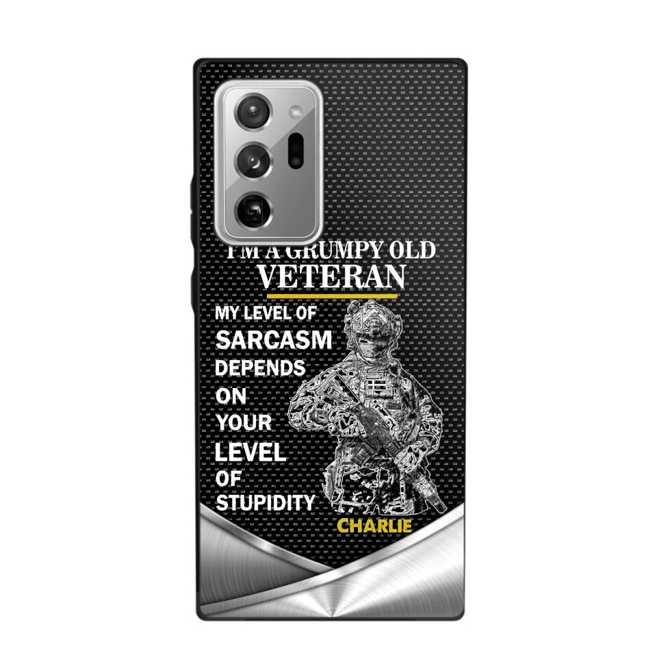 Personalized Netherland Veterans/Soldier Phone Case Printed 22JUY-HY19