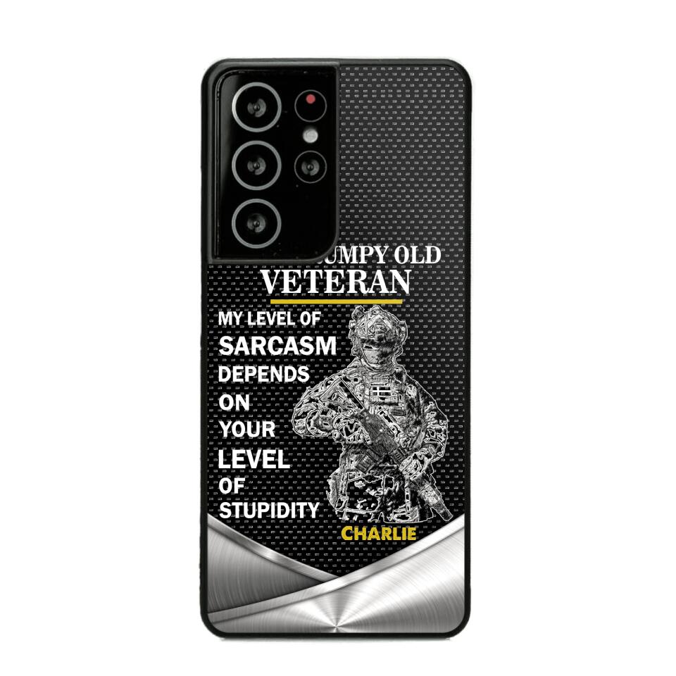 Personalized Netherland Veterans/Soldier Phone Case Printed 22JUY-HY19