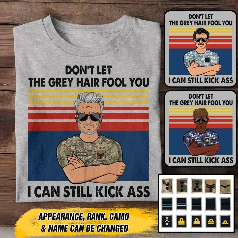 Personalized British Veterans's/Soldier Tshirt Printed 22JUY-HY19