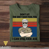 Personalized British Veterans's/Soldier Tshirt Printed 22JUY-HY19
