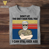 Personalized British Veterans's/Soldier Tshirt Printed 22JUY-HY19