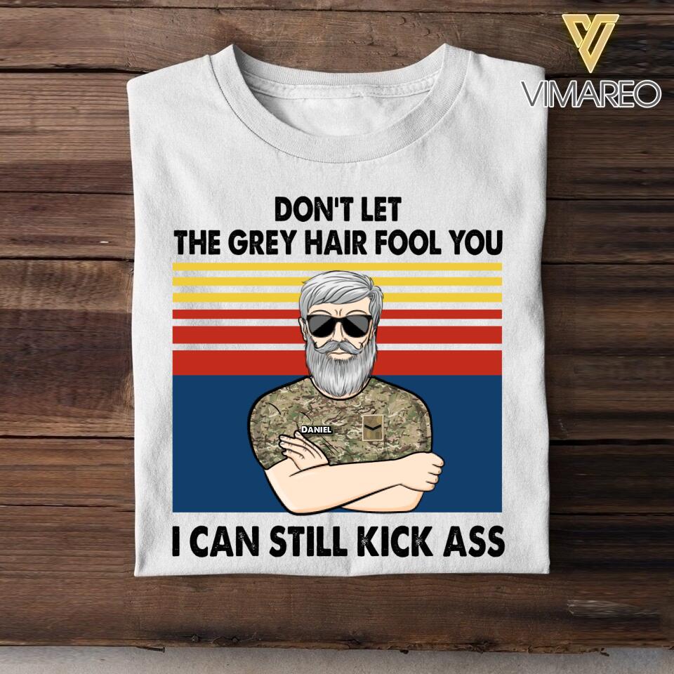 Personalized British Veterans's/Soldier Tshirt Printed 22JUY-HY19