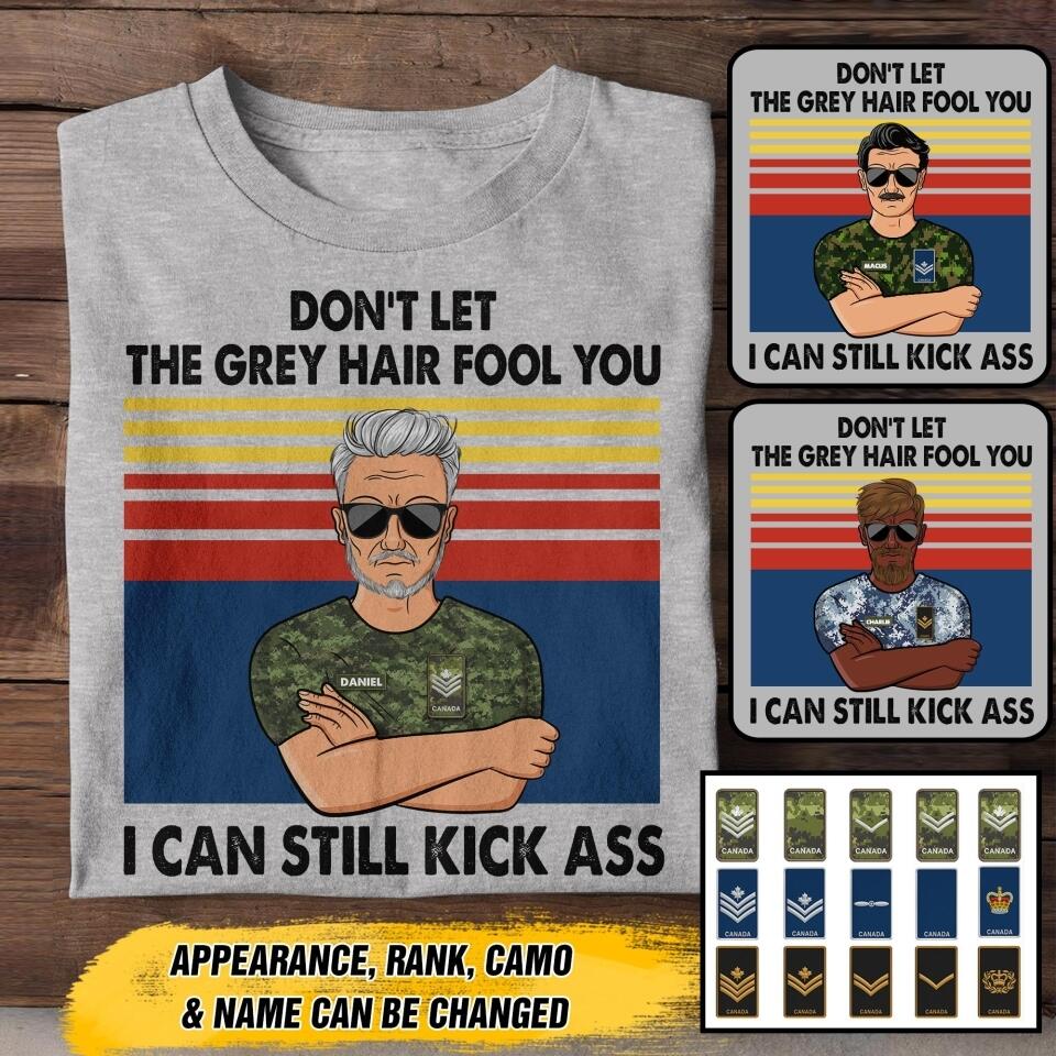 Personalized Canadian Veterans's/Soldier Tshirt Printed 22JUY-HY19