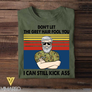 Personalized Australian Veterans's/Soldier Tshirt Printed 22JUY-HY19