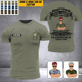 Personalized CANADA I Am A Grumpy Veteran Oldman Soldier/ Veteran Tshirt 3D Printed DHHQ1807