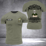 Personalized CANADA I Am A Grumpy Veteran Oldman Soldier/ Veteran Tshirt 3D Printed DHHQ1807