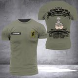 Personalized German I Am A Grumpy Veteran Oldman Soldier/ Veteran Tshirt 3D Printed DHHQ1807