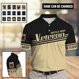 Personalized British Army Veteran Polo Shirts 3D Printed DHHC1907