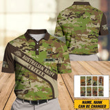 Personalized Australia Army Veteran Polo Shirts 3D Printed DHDT1907