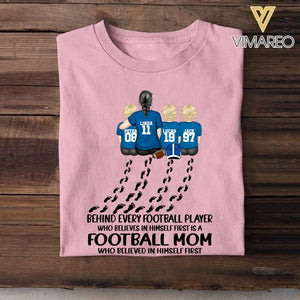 Personalized American Football Mom Tshirt Printed 22JUY-DT20