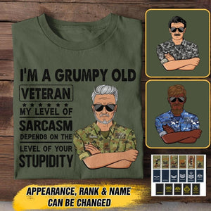 Personalized Australian Veterans's/Soldier Tshirt Printed 22JUY-HC20