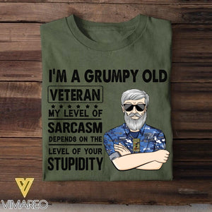 Personalized Australian Veterans's/Soldier Tshirt Printed 22JUY-HC20