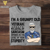 Personalized Australian Veterans's/Soldier Tshirt Printed 22JUY-HC20