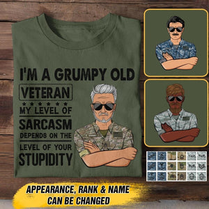 Personalized U.S Veterans's/Soldier Tshirt Printed 22JUY-HC20