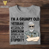 Personalized U.S Veterans's/Soldier Tshirt Printed 22JUY-HC20