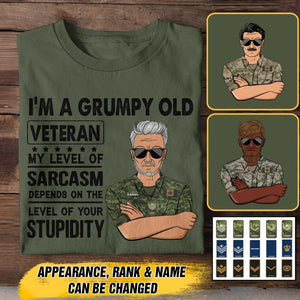 Personalized Canadian Veterans's/Soldier Tshirt Printed 22JUY-HC20