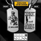 Personalized French Veterans/Soldier Necklaces Printed 22JUY-HC22