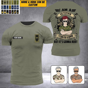 Personalized Norway I Am A Veteren Soldier/ Veteran Tshirt 3D Printed DHHQ2107