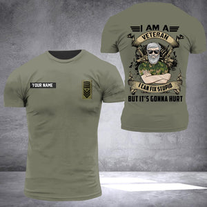 Personalized Norway I Am A Veteren Soldier/ Veteran Tshirt 3D Printed DHHQ2107