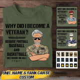 Personalized Why Did I Become An UK Veteran Tshirt Printed QTVQ2507