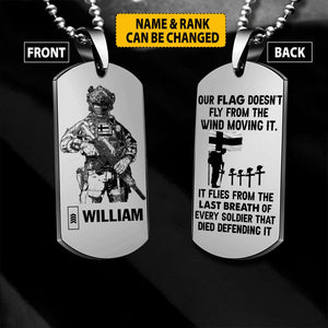 Personalized Finnish Solider/ Veterans Necklaces  Printed 22JUY-HC25