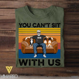 Personalized You Can't Sit With Us Dog Breed Tshirt Printed 22JUY-DT22