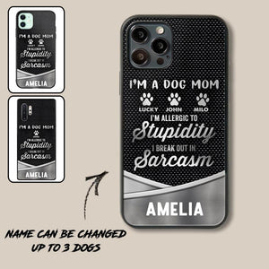 Personalized I'm A Dog Mom Phone Case Printed NQHC2507