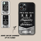 Personalized I'm A Dog Mom Phone Case Printed NQHC2507