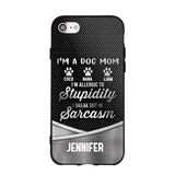 Personalized I'm A Dog Mom Phone Case Printed NQHC2507