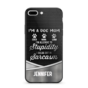 Personalized I'm A Dog Mom Phone Case Printed NQHC2507