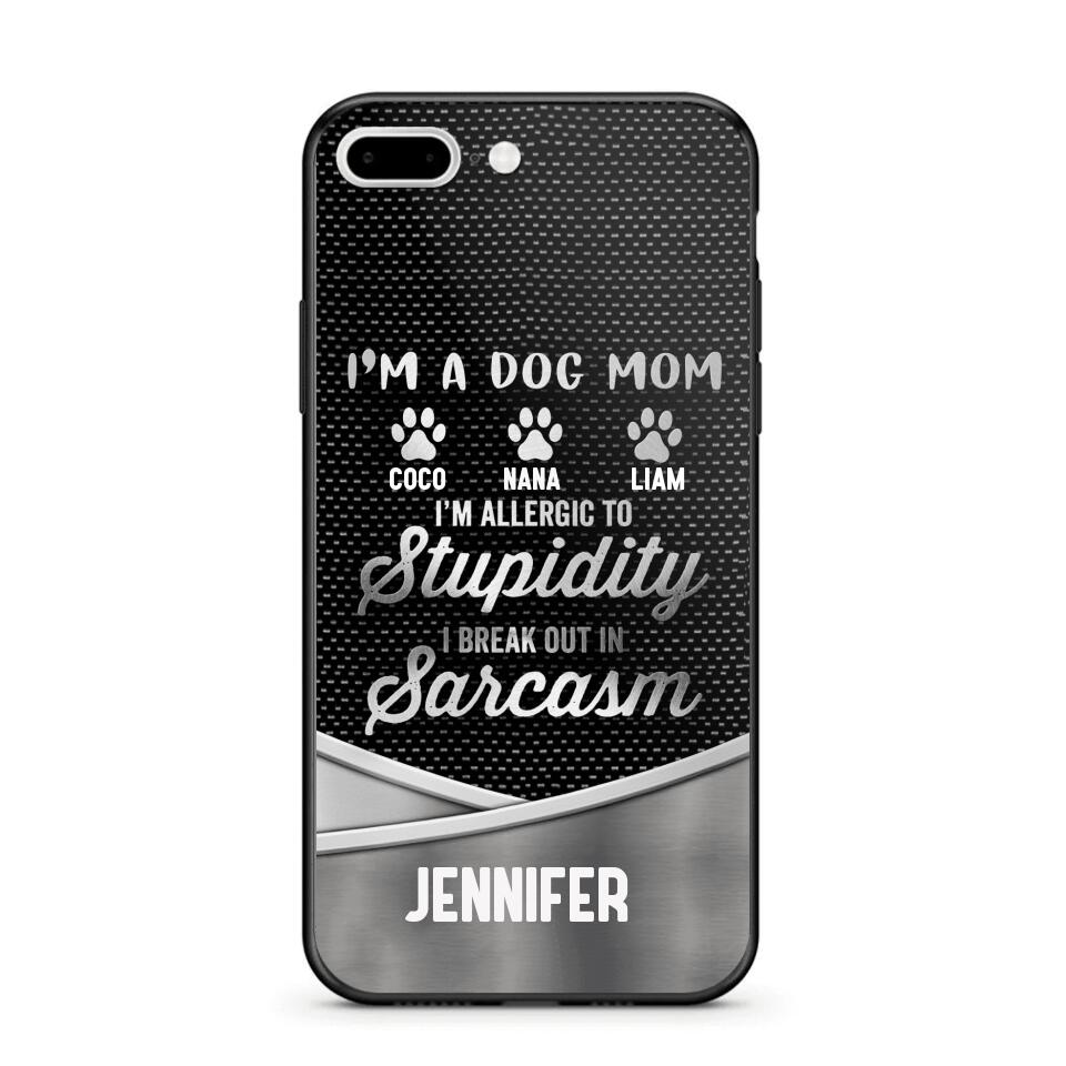 Personalized I'm A Dog Mom Phone Case Printed NQHC2507