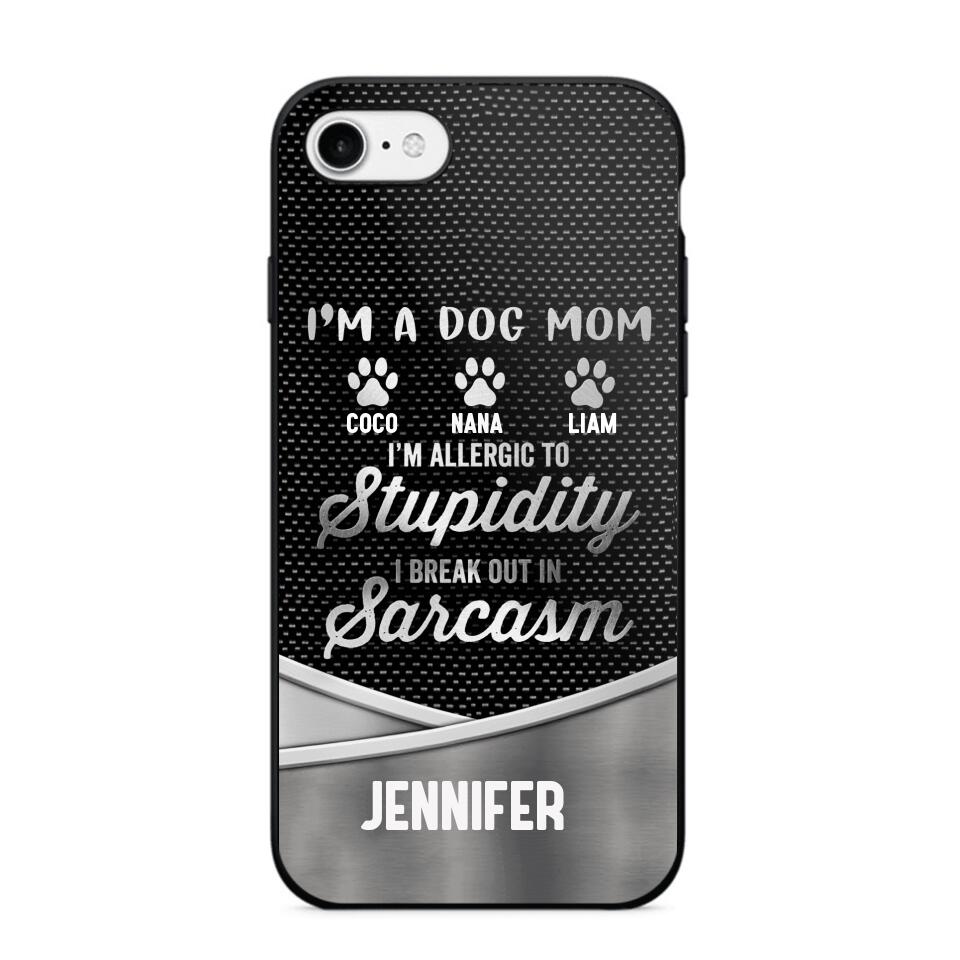Personalized I'm A Dog Mom Phone Case Printed NQHC2507