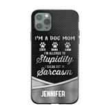 Personalized I'm A Dog Mom Phone Case Printed NQHC2507