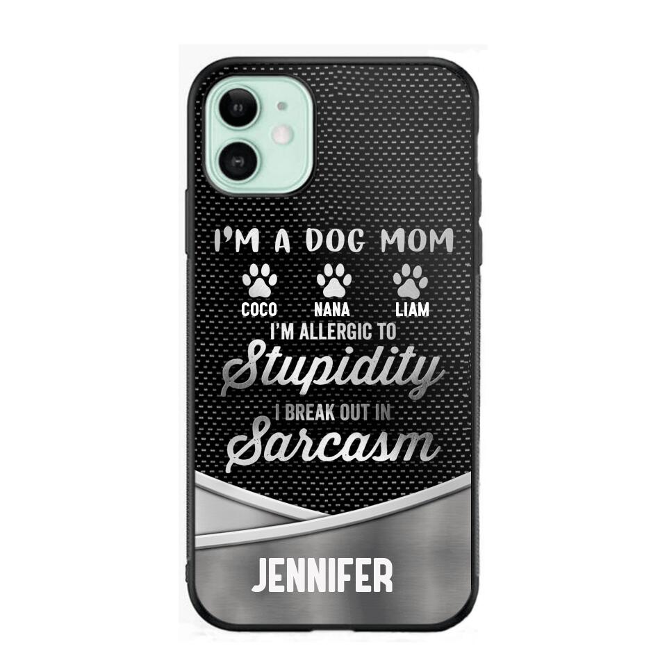 Personalized I'm A Dog Mom Phone Case Printed NQHC2507